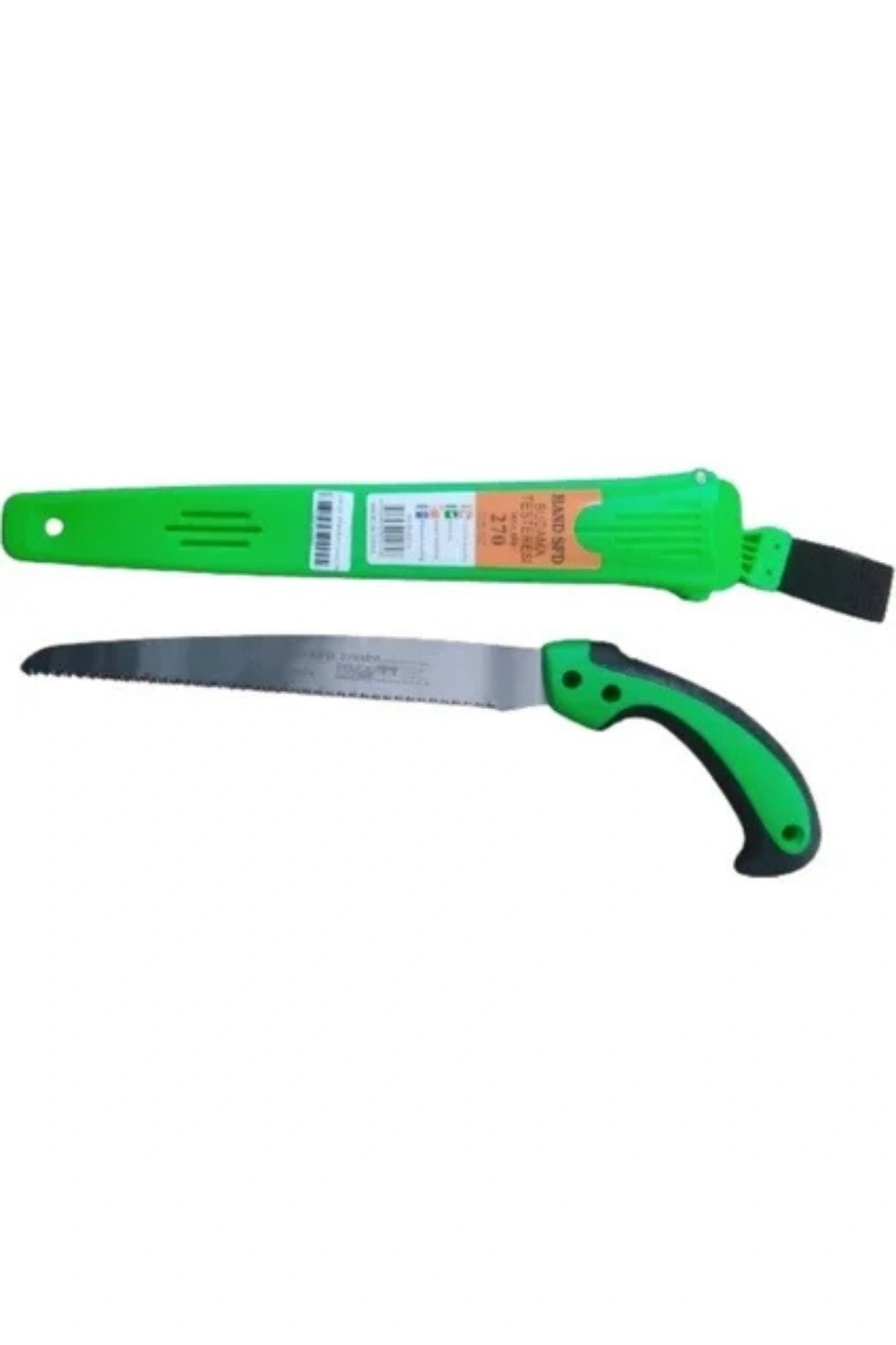 Hand Sfd 270 mm Pala Boylu İnce Dişli Kılıflı Yeşil El Testeresi