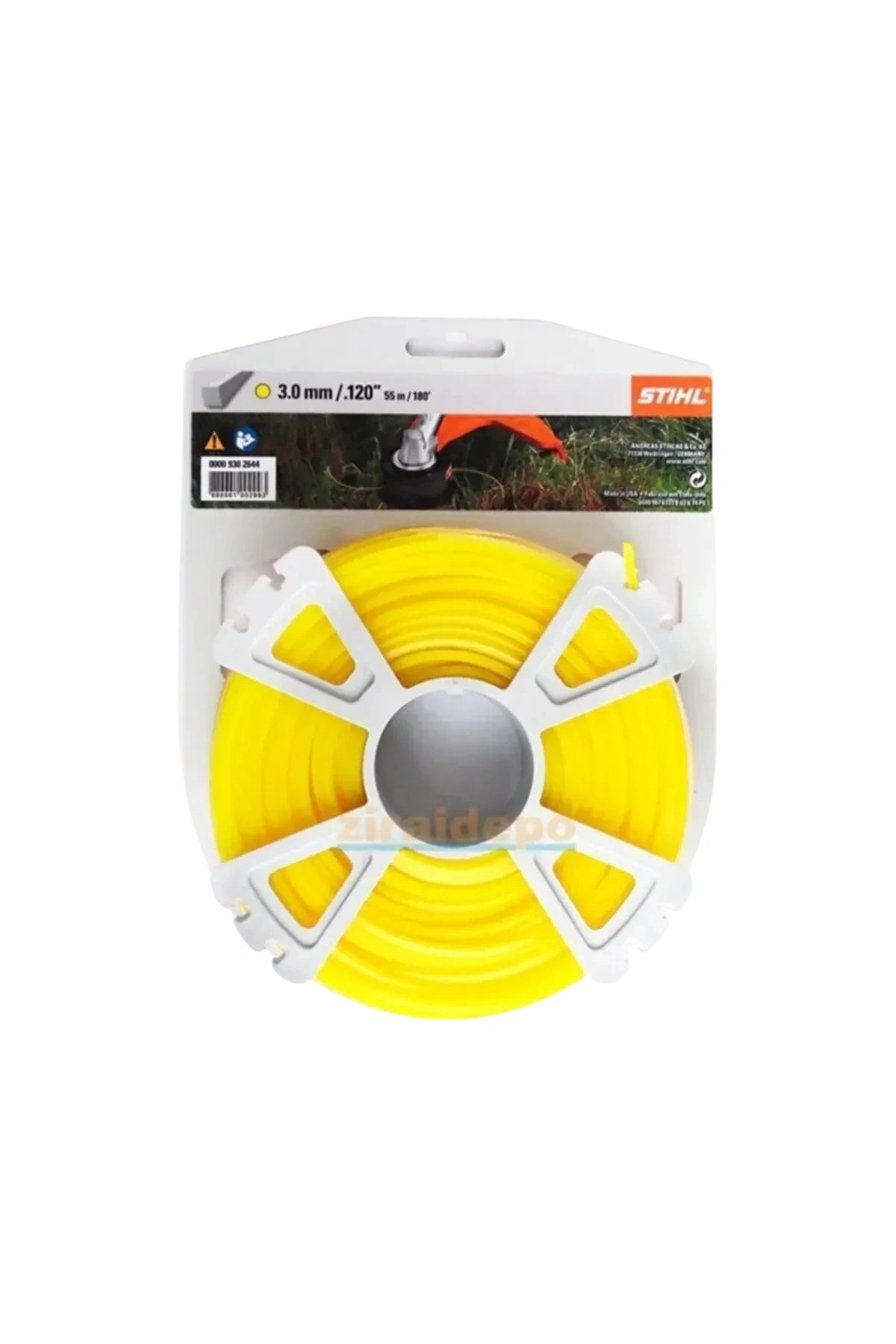 Stihl Kare Tırpan Misinası 3mm x 55m