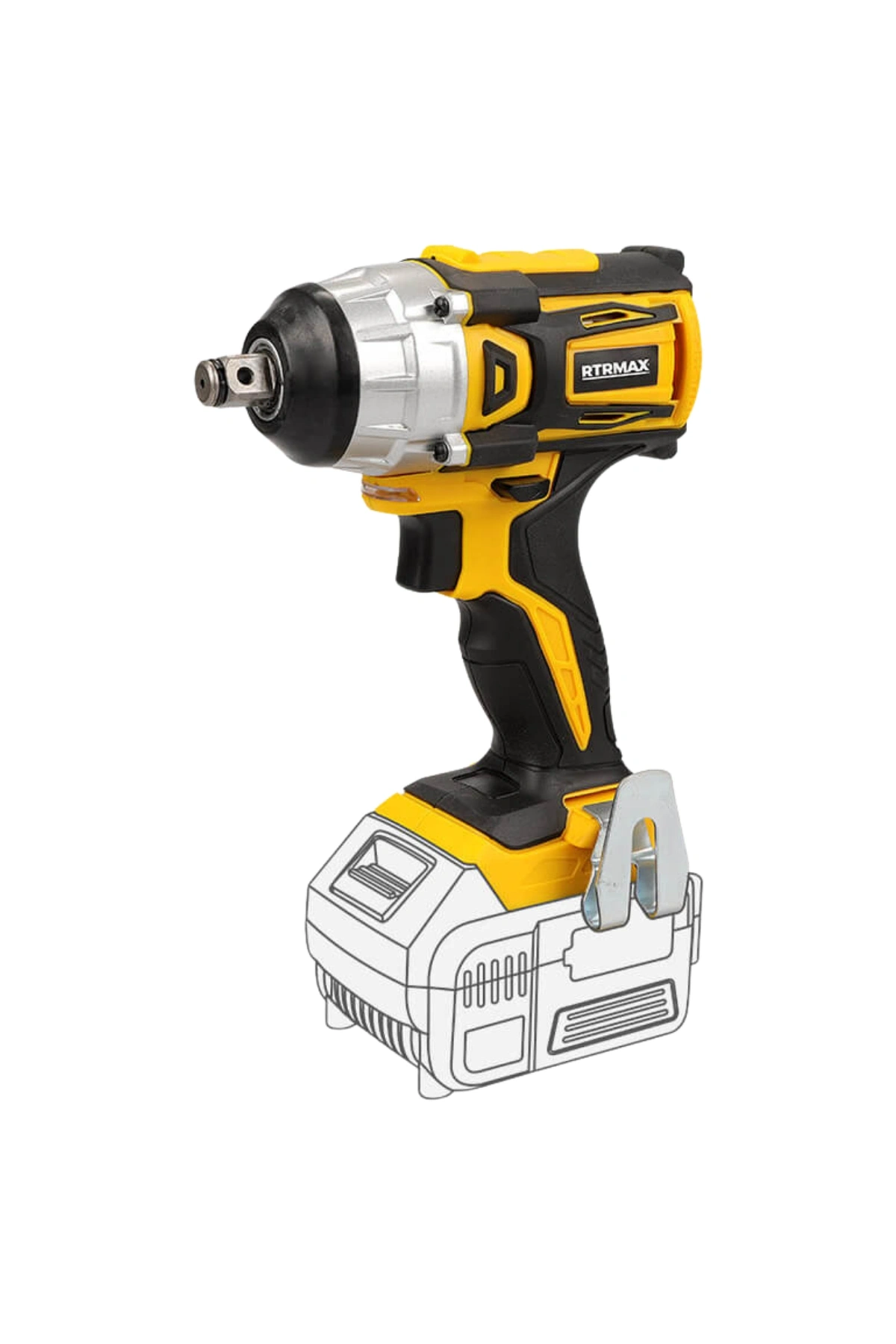 X-Lion RTX2028B 18 V 4 Ah Kömürsüz Şarjlı Darbeli Somun Sıkma