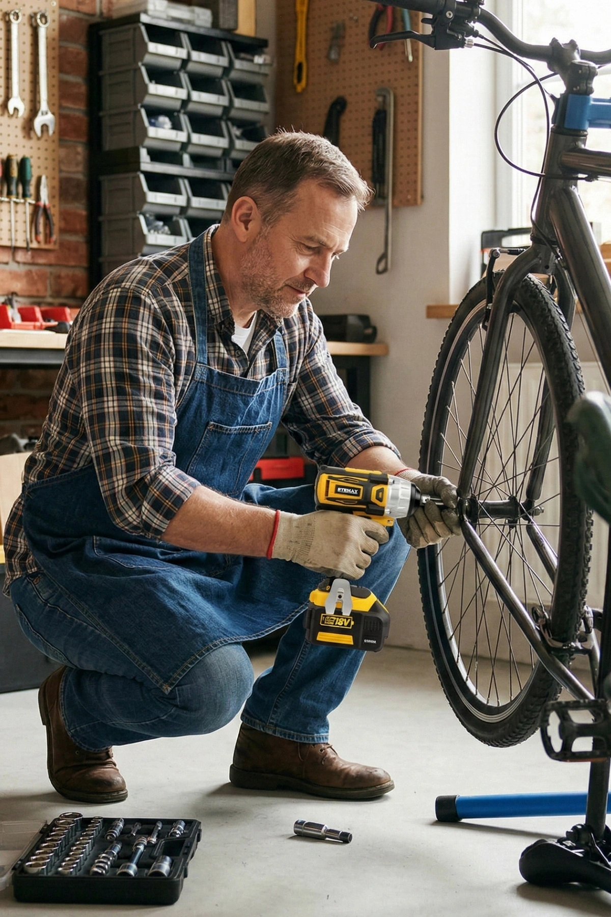 X-Lion Rtx2028b Şarjlı Darbeli Somun Sıkma Kömürsüz Motor 18V 4AH