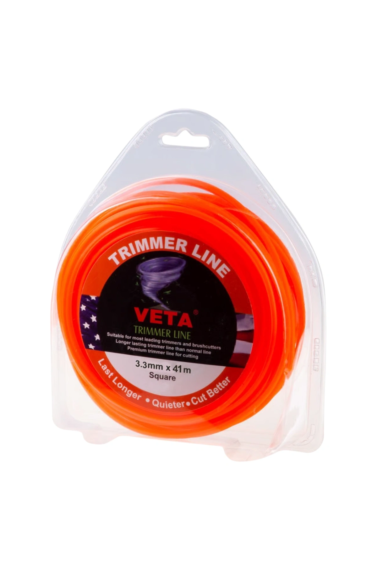 Veta Dört Köşe Tırpan Misinası 3.3mm x 41m