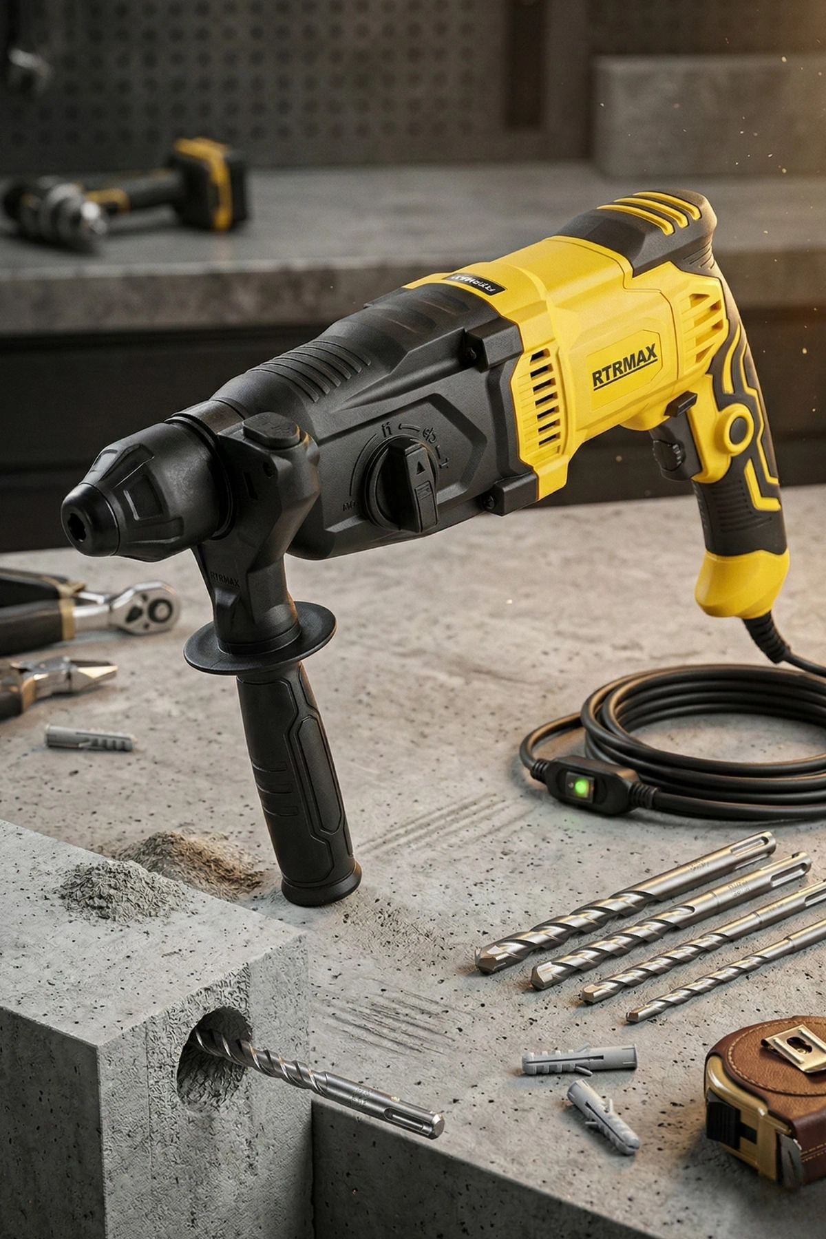 Rtrmax / Rtm2290 Kırıcı Delici Sds Plus 26mm 1050w 3J