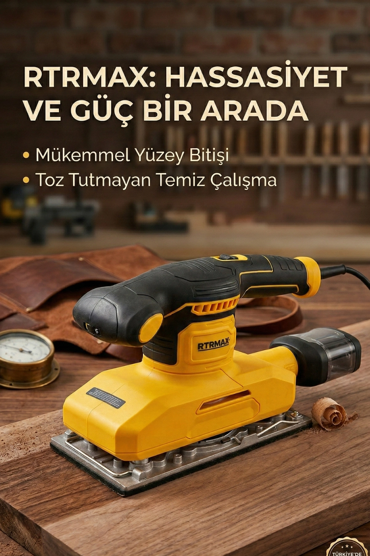 Rtrmax Rtm4750 Titreşimli Zımpara 380w 115*230mm