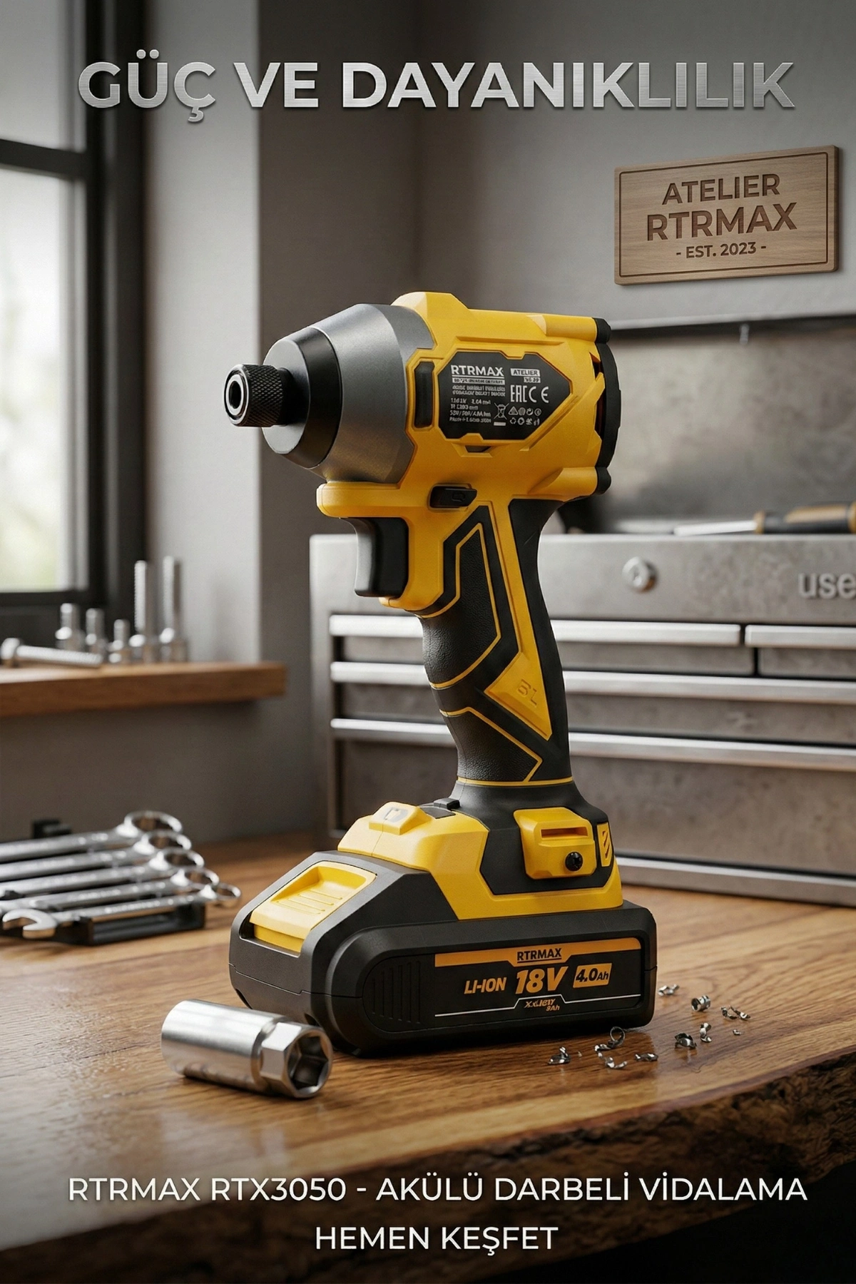 Rtrmax Rtx3050b Akülü Torklu Vİdalama