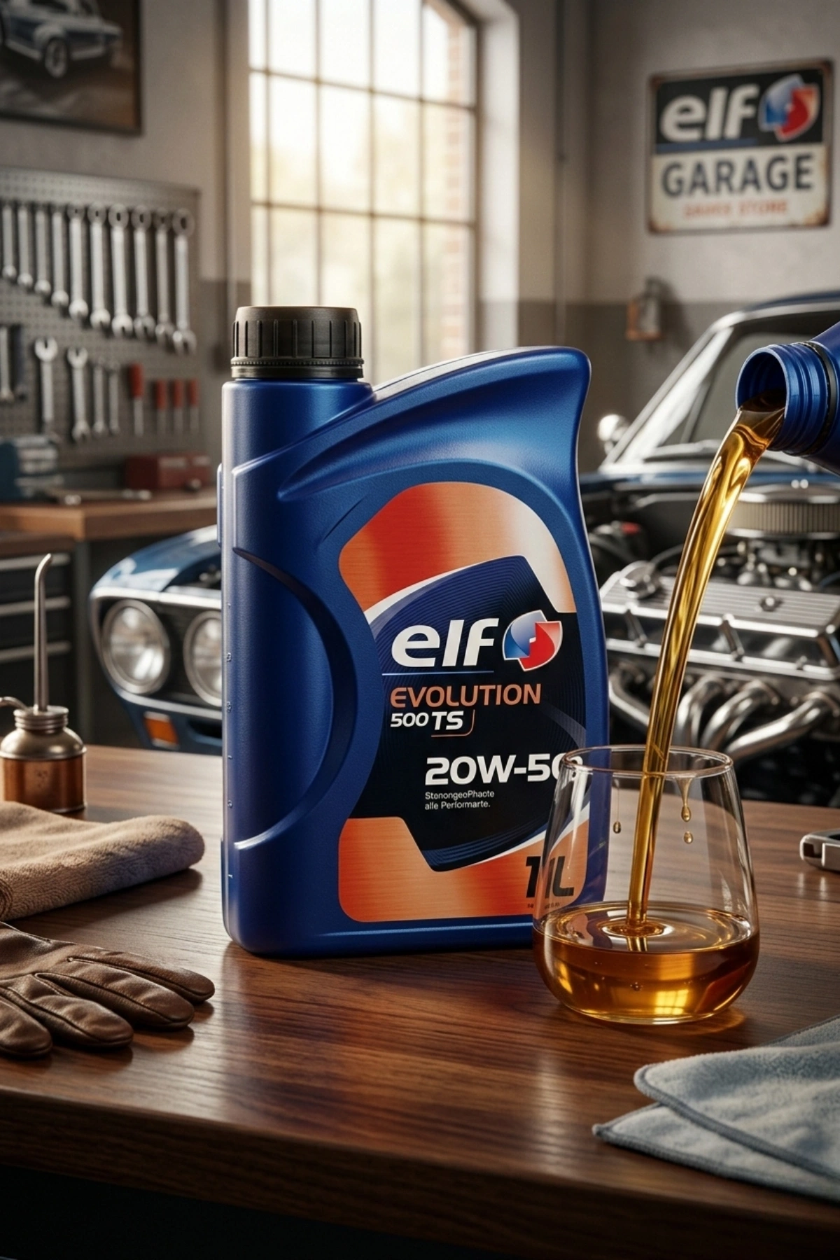 Elf Evolution 500 TS 20W-50 1 lt Motor Yağı