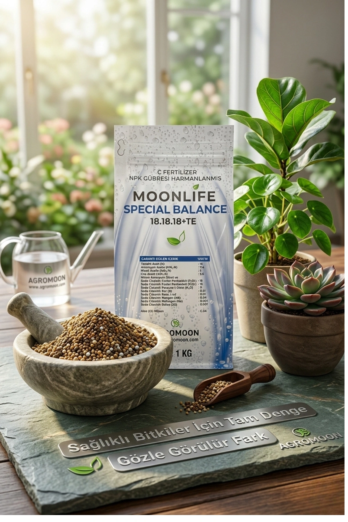 Agromoon Moonlife 18.18.18 Te Gübre 1 kg