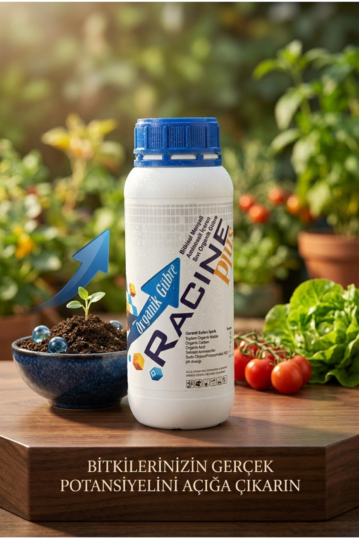 Ra-cine Plus Bitkisel Menşeili Aminoasit İçeren Organik Sıvı Gübre 1 L