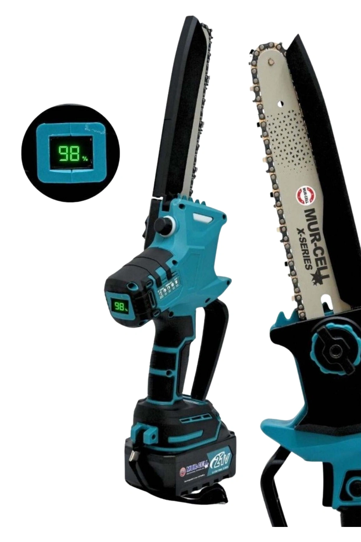 Mur-Cell MUR-9108 21V 3 Amper Akülü Dal Budama Testeresi