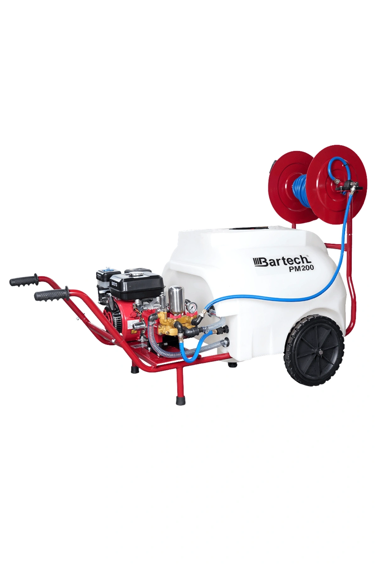 Bartech PM200 Benzinli İlaçlama Makinesi 22lik pompa 200 L