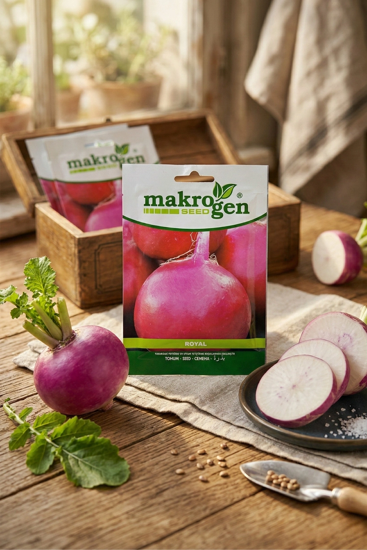 Makrogen Royal Kırmızı Turp Tohumu 25 gr