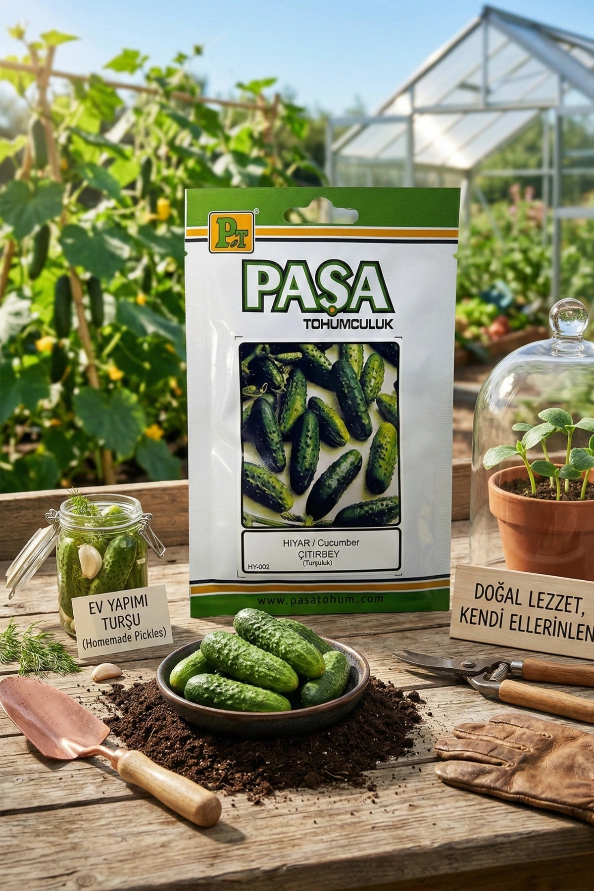 Paşa Kornişon Hıyar Tohumu 10 gr