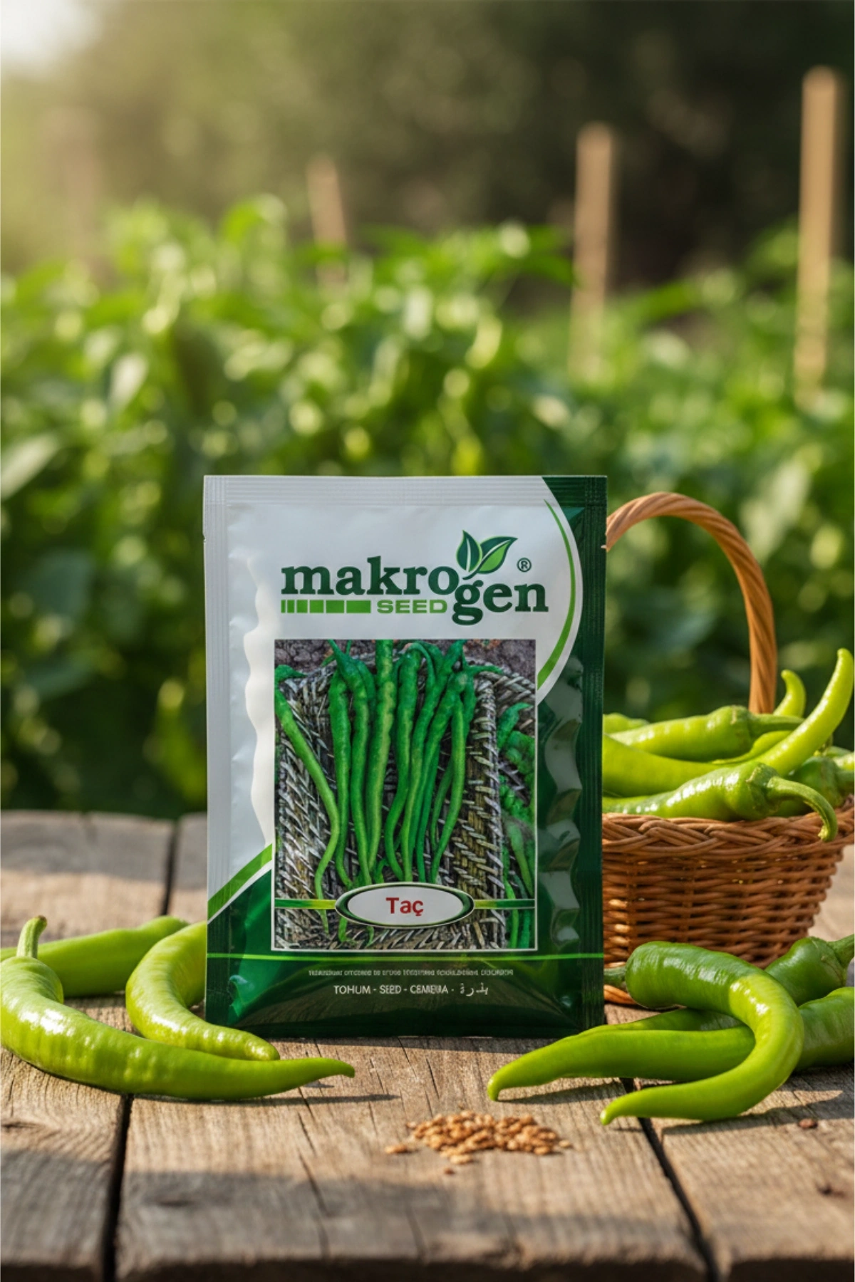 Makrogen Taç Tatlı Kıl Biber Tohumu 25 gr