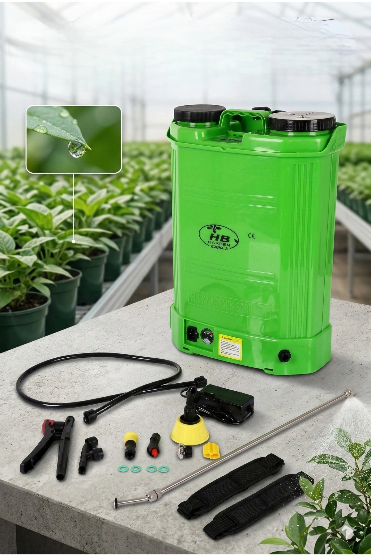 HB Garden 16 lt Sırt Tipi Akülü İlaçlama Makinesi