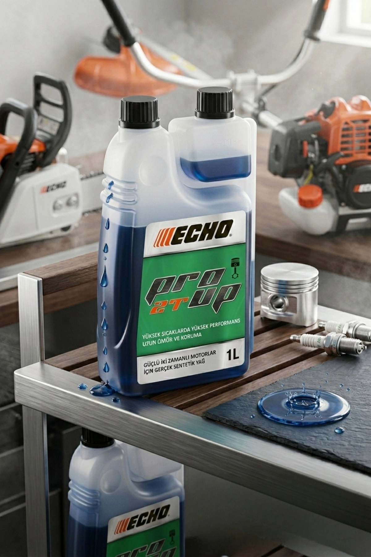 Echo Yağ Pro Up İki Zamanlı Ölçekli Dumansız Yağ 1 L