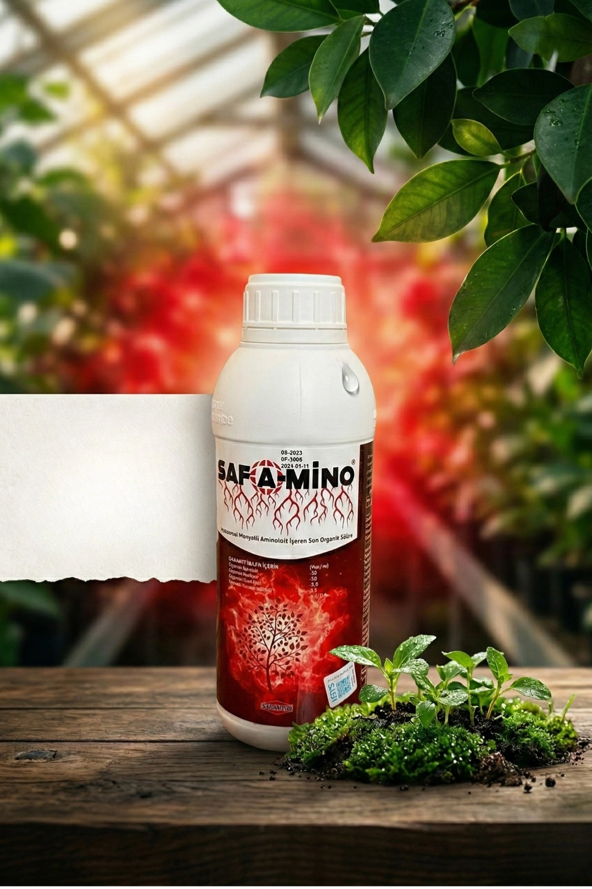 Safa Tarım Safa-mino Hayvansal Menşeili Aminoasit İçeren Sıvı Organik Gübre 1 Lt