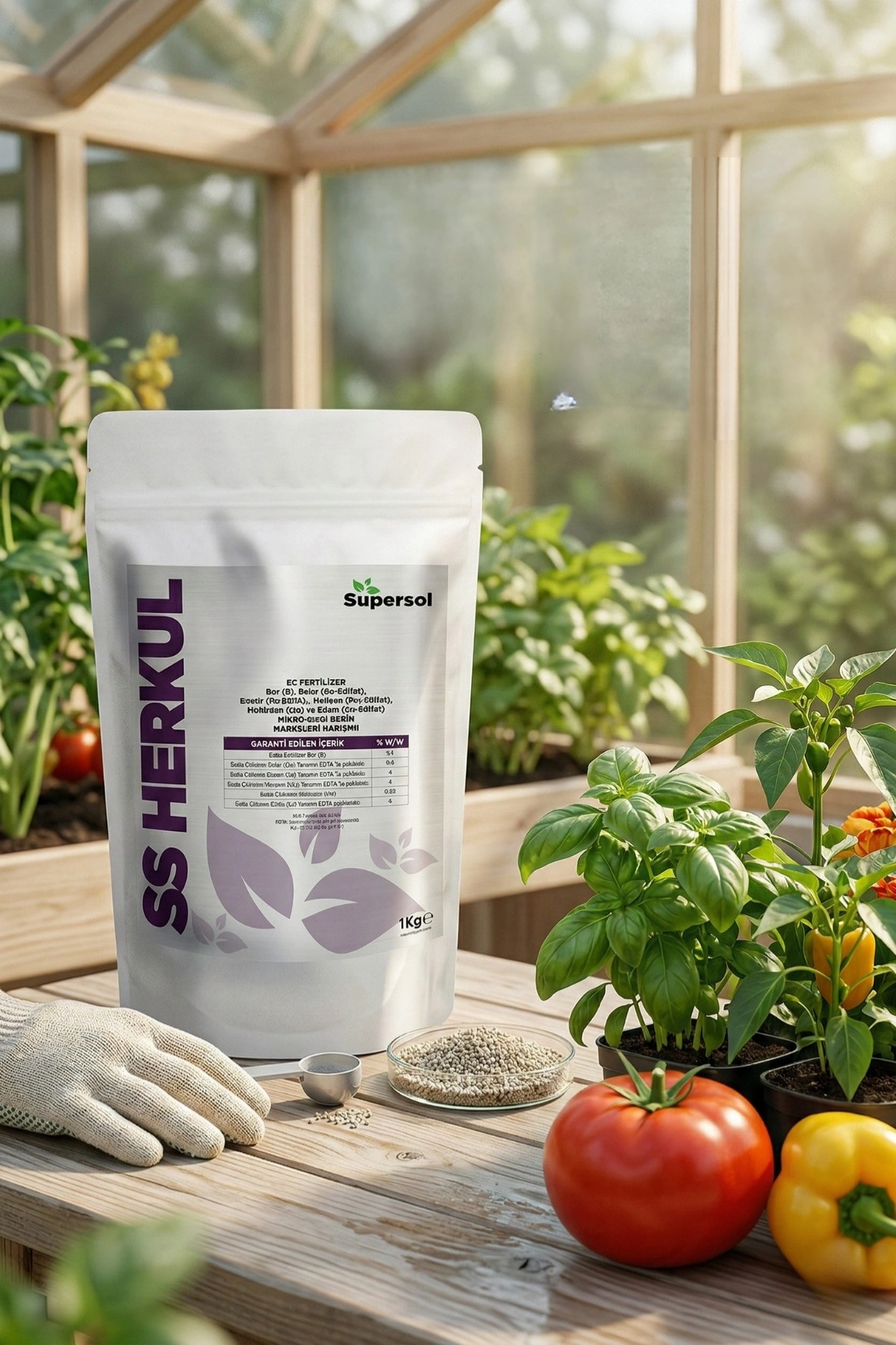 Süpersol Herkül Mikro Bitki Besin Maddeleri Karışımı (EC) 1 Kg