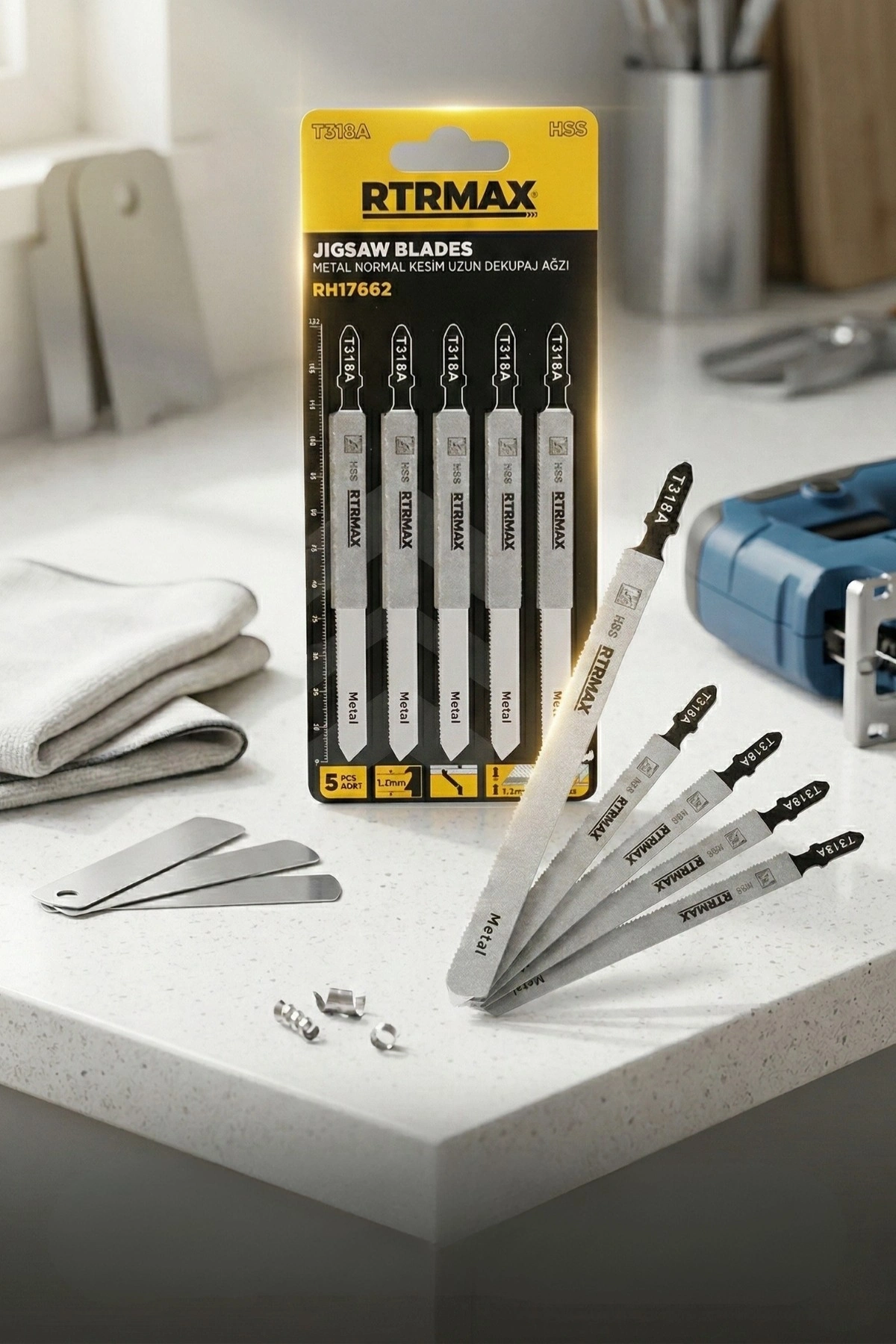 Rtrmax Rh17662 Metal Normal Kesim Uzun Dekupaj Ağzı T318a