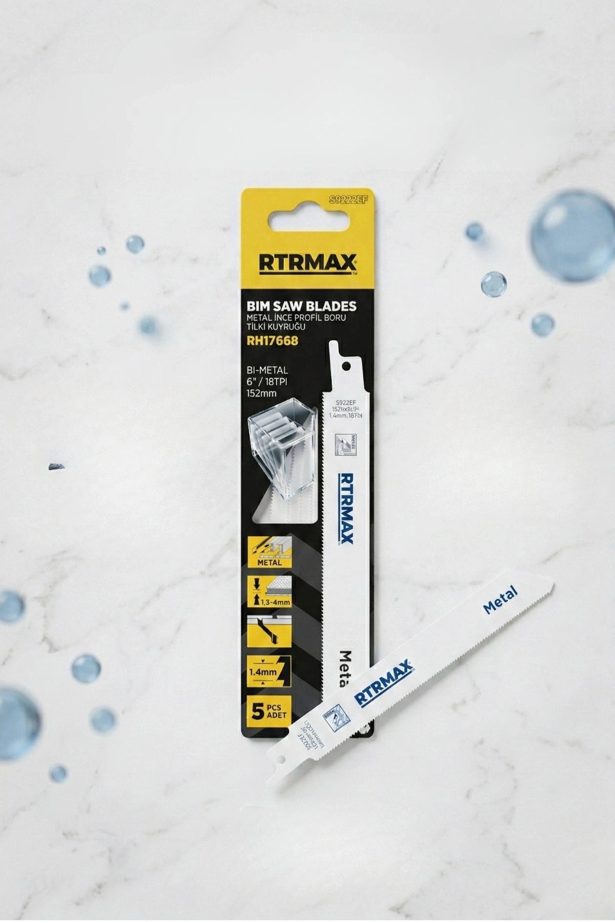 Rtrmax Rh17668 Metal İnce Profil Boru Tilki Kuyruğu 150Mm