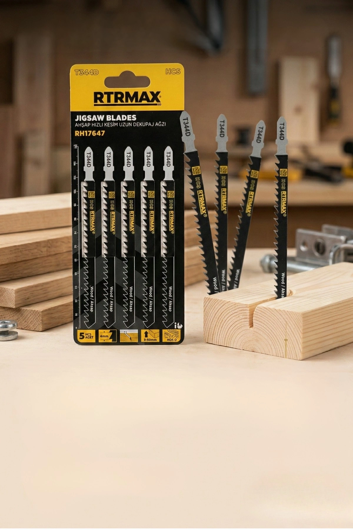 Rtrmax Rh17647 Ahşap Hızlı Kesim Uzun Dekupaj Ağzı T344d