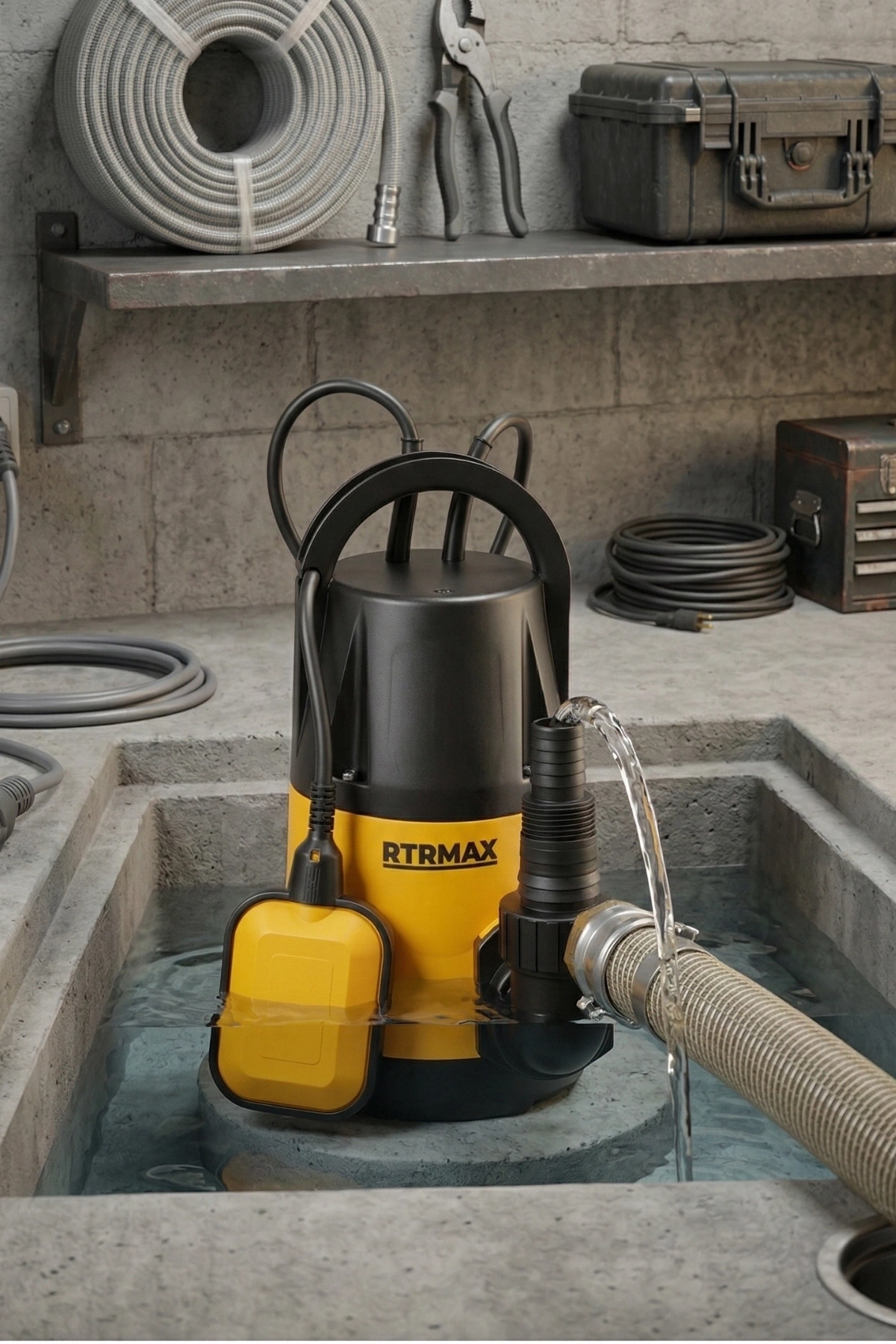 Rtrmax Rtm813 Temiz Su Dalgıç Pompa 400W 7,5mt