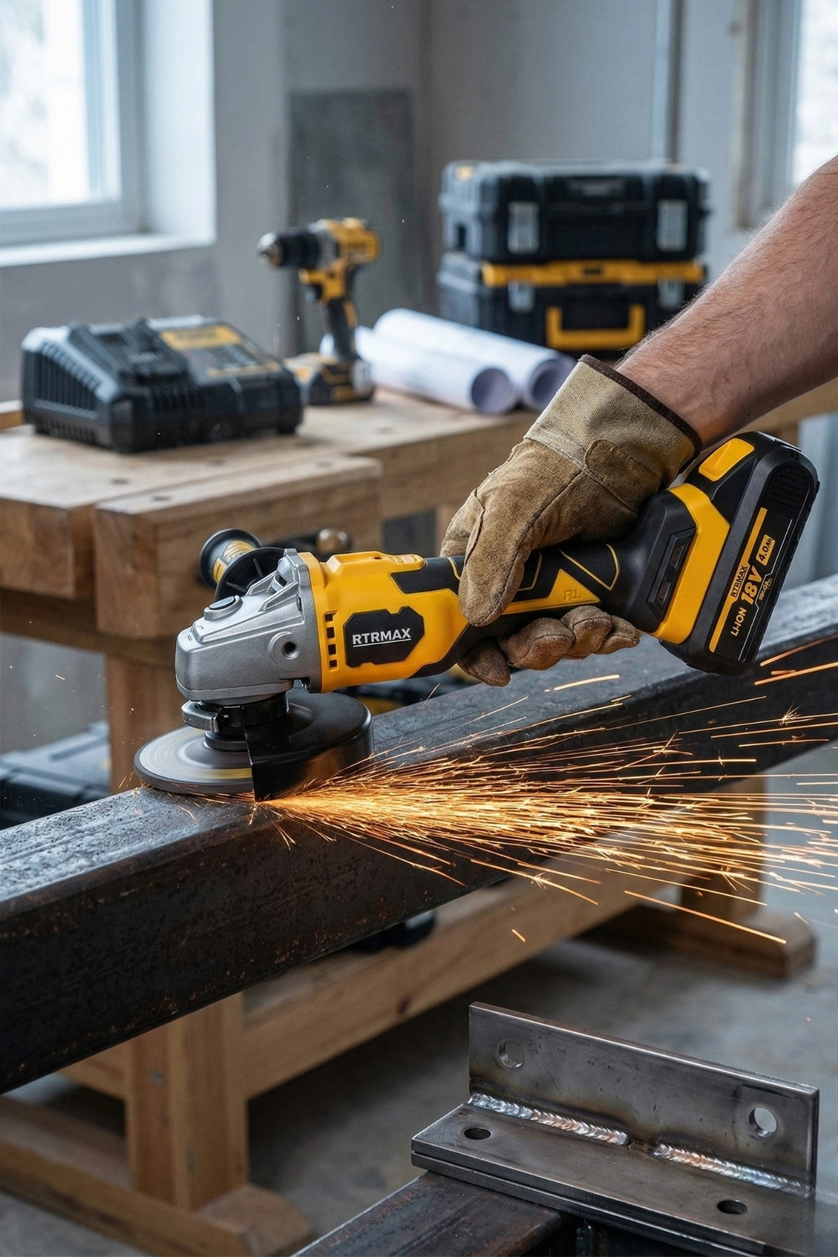 Rtrmax Rtx3060b Akülü Avuç Taşlama