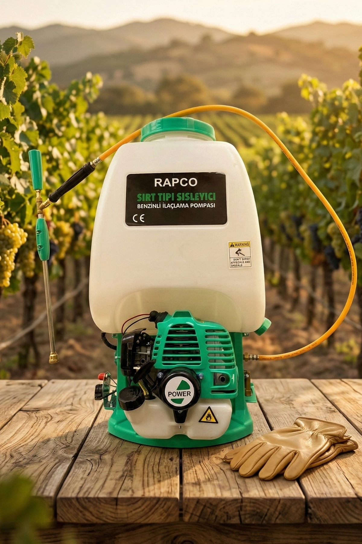 Rapco 25 Litre Sırt Tipi Benzinli İlaçlama Makinesi