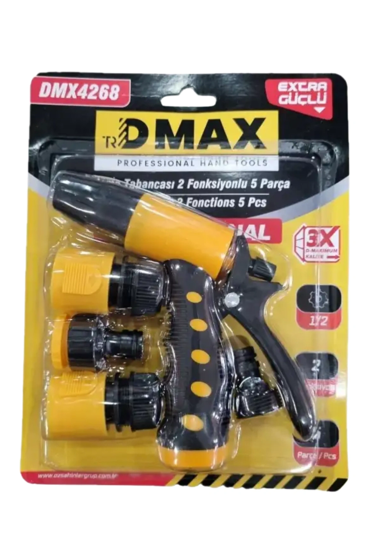 Dmax Sulama tabanca Seti 2 Fonksiyonlu 5 Parça