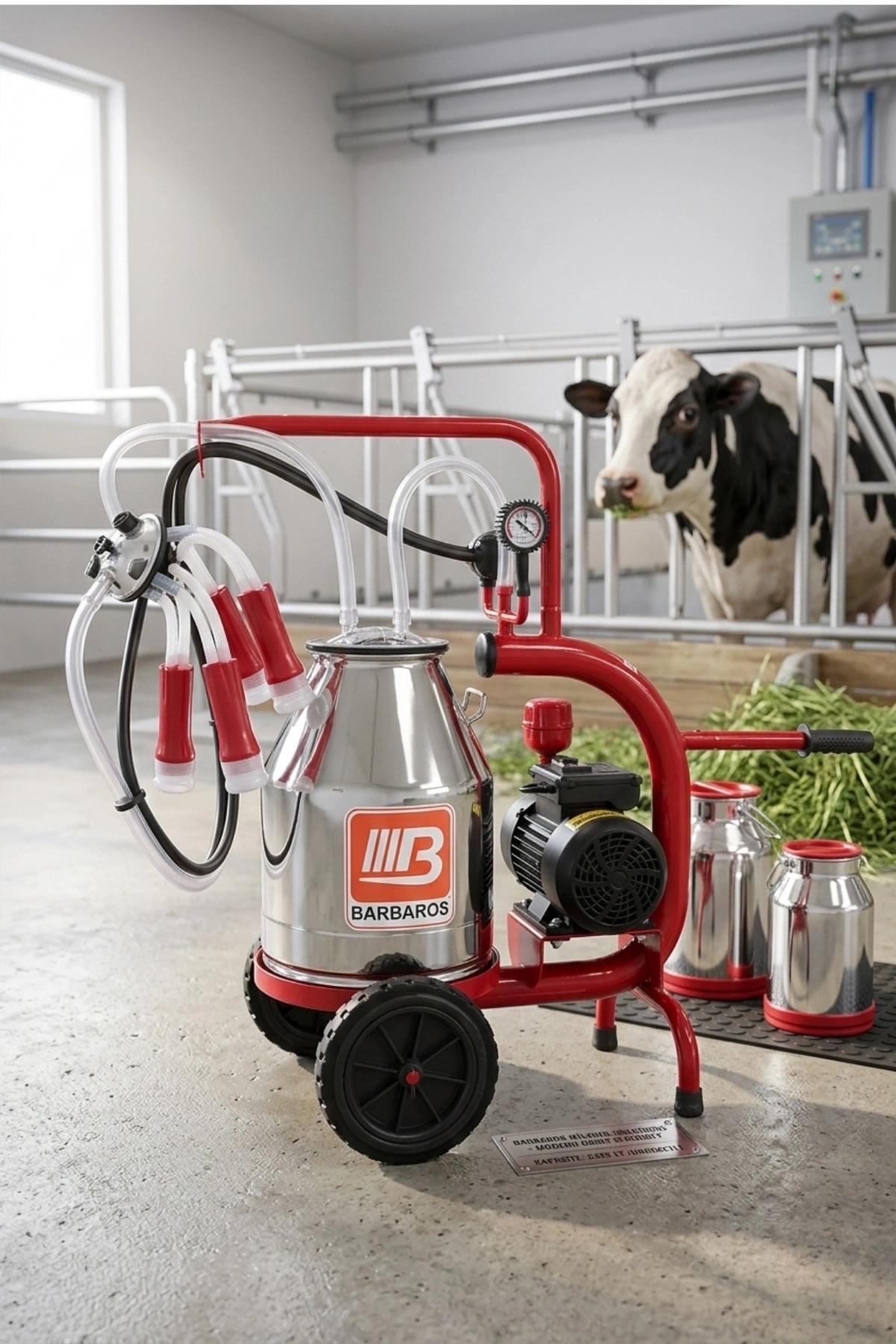 Bartech 30 Litre Tekli Kuru Sistem Süt Sağım Makinesi