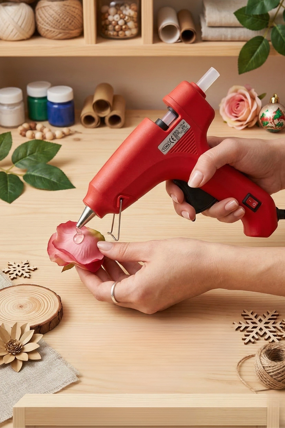 Yuma Profesyonel Mum Silikon Tabancası 40 Watt