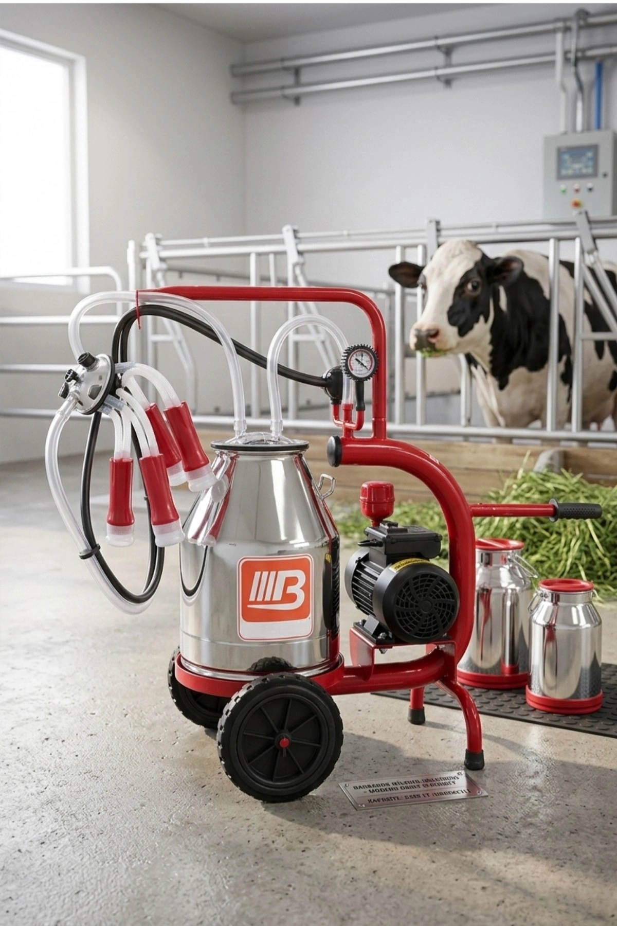 Bartech 30 Litre Tekli Kuru Sistem Süt Sağım Makinesi