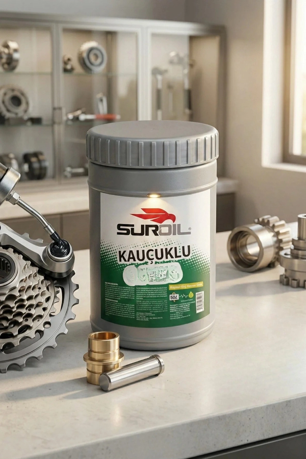 Suroil Kauçuk Çok Amaçlı Yüksek Performanslı Gress Yağı 1 L