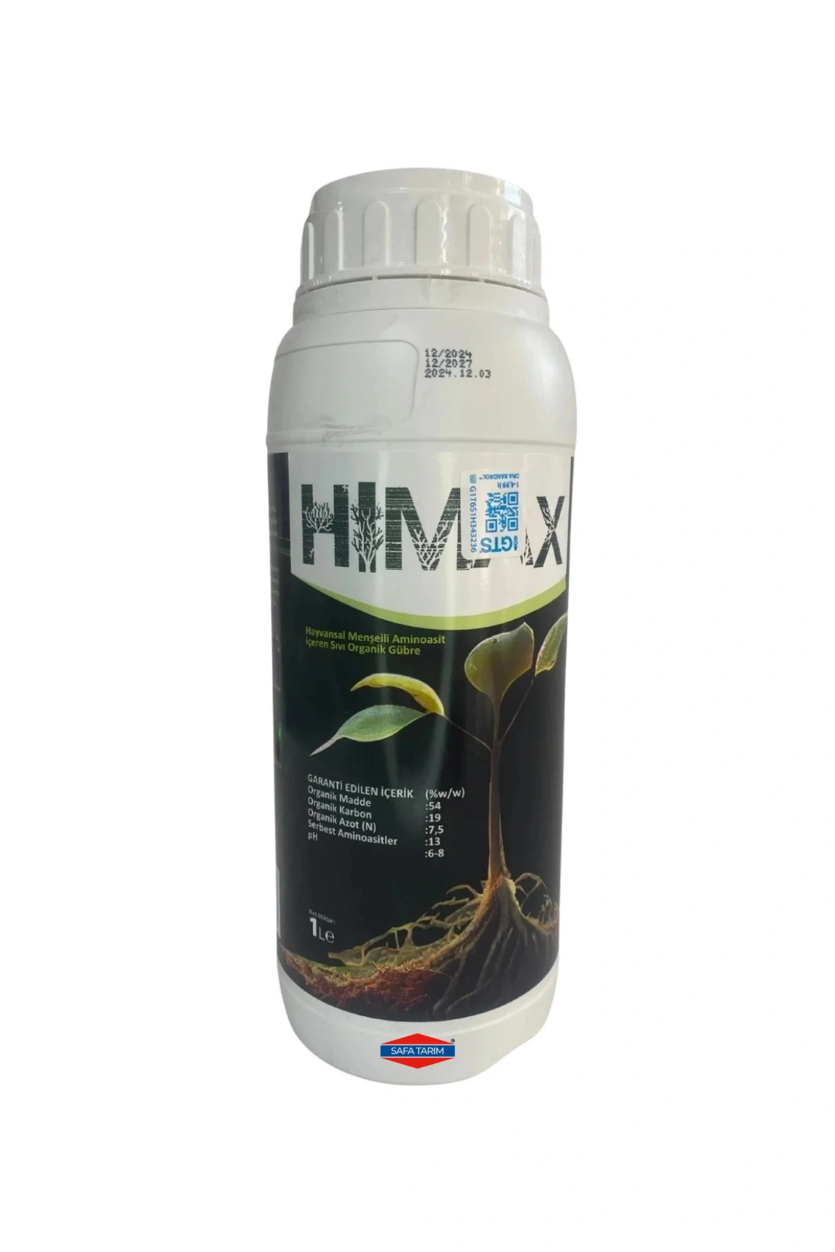 Himax Hayvansal Aminoasit İçeren Organik Sıvı Gübre 1L