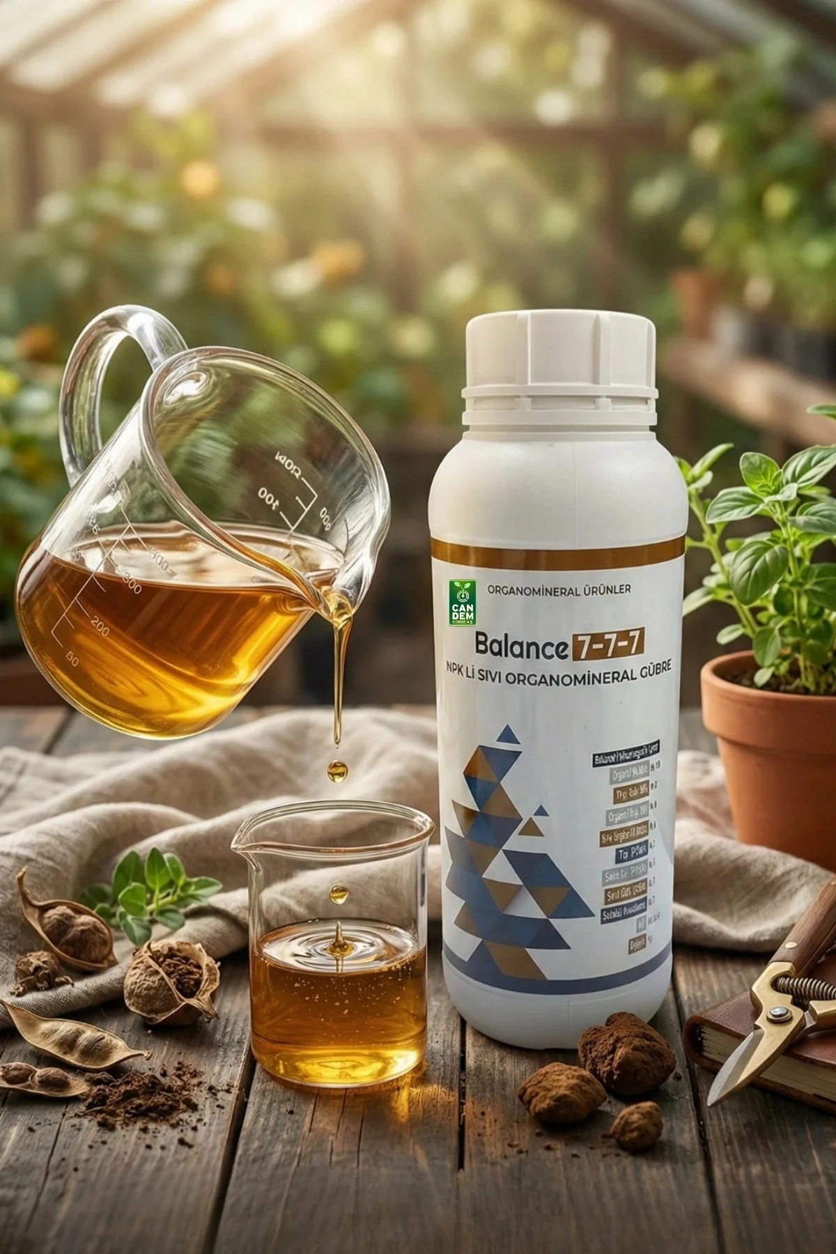 Balance 7-7-7 Npk Organomineral Sıvı Gübre 1 L