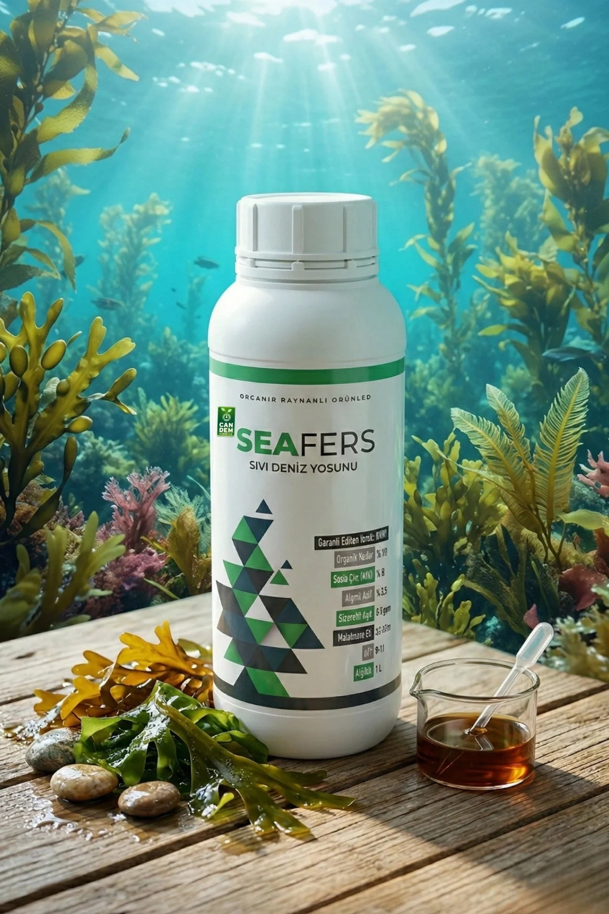 Seafers Deniz Yosunu Sıvı Gübre 1 L