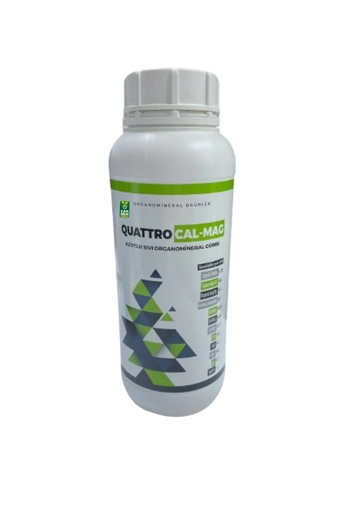 Quattro Cal-Mag Azotlu Organomineral Sıvı Gübre 1L