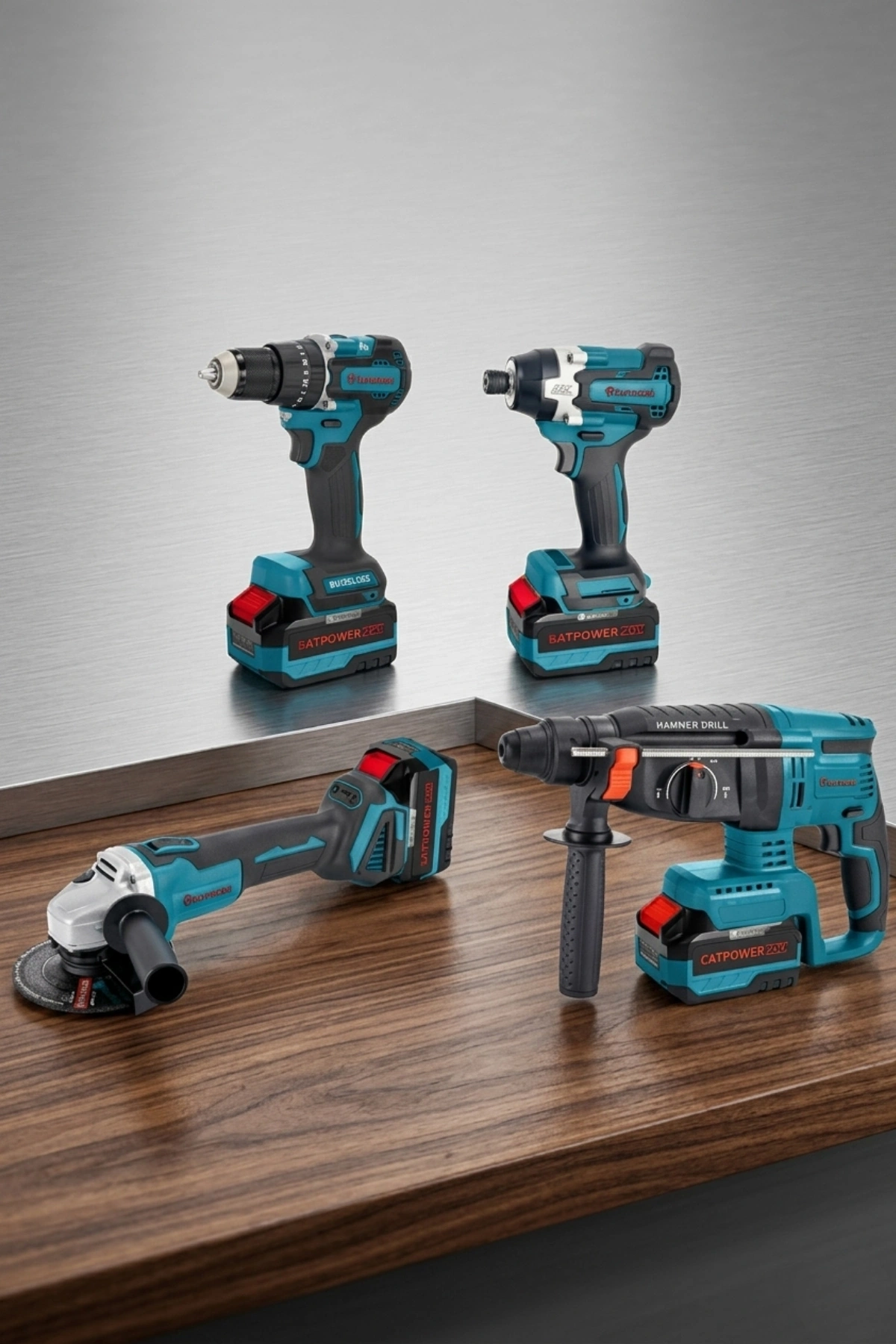 Catpower 4lü Şarjlı Kombo Set