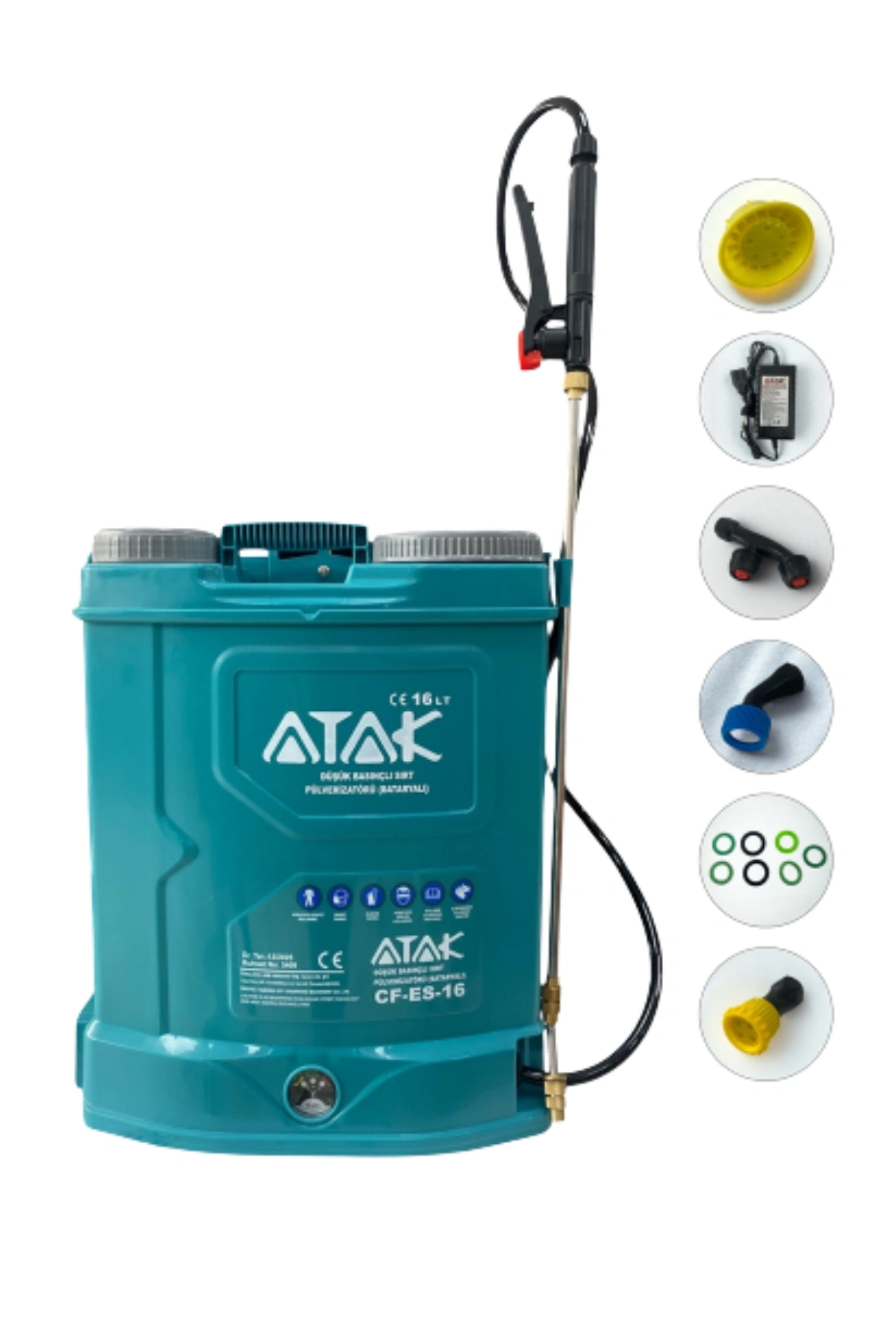 Atak Akülü İlaçlama Makinesi 16 Lt