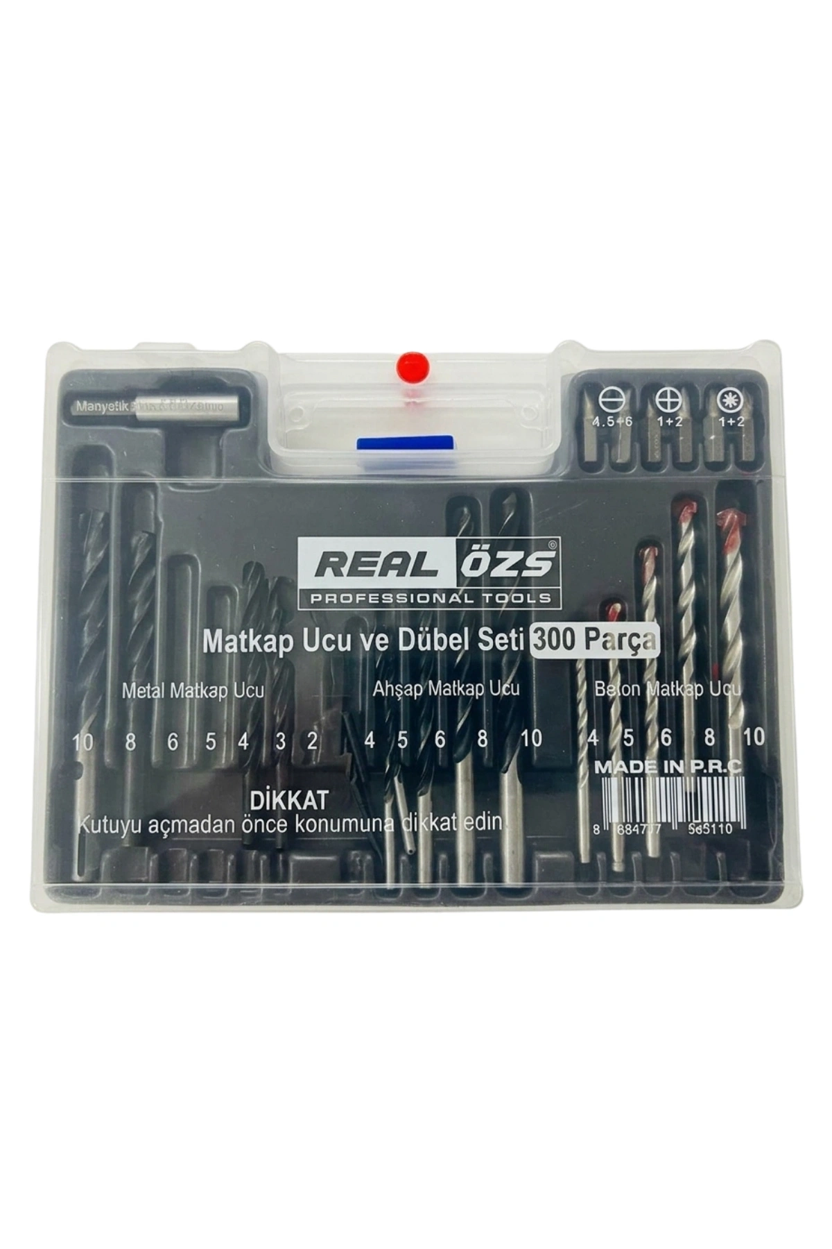 Real Özs Professional Tools Matkap Ucu ve Dübel Seti 300 Parça