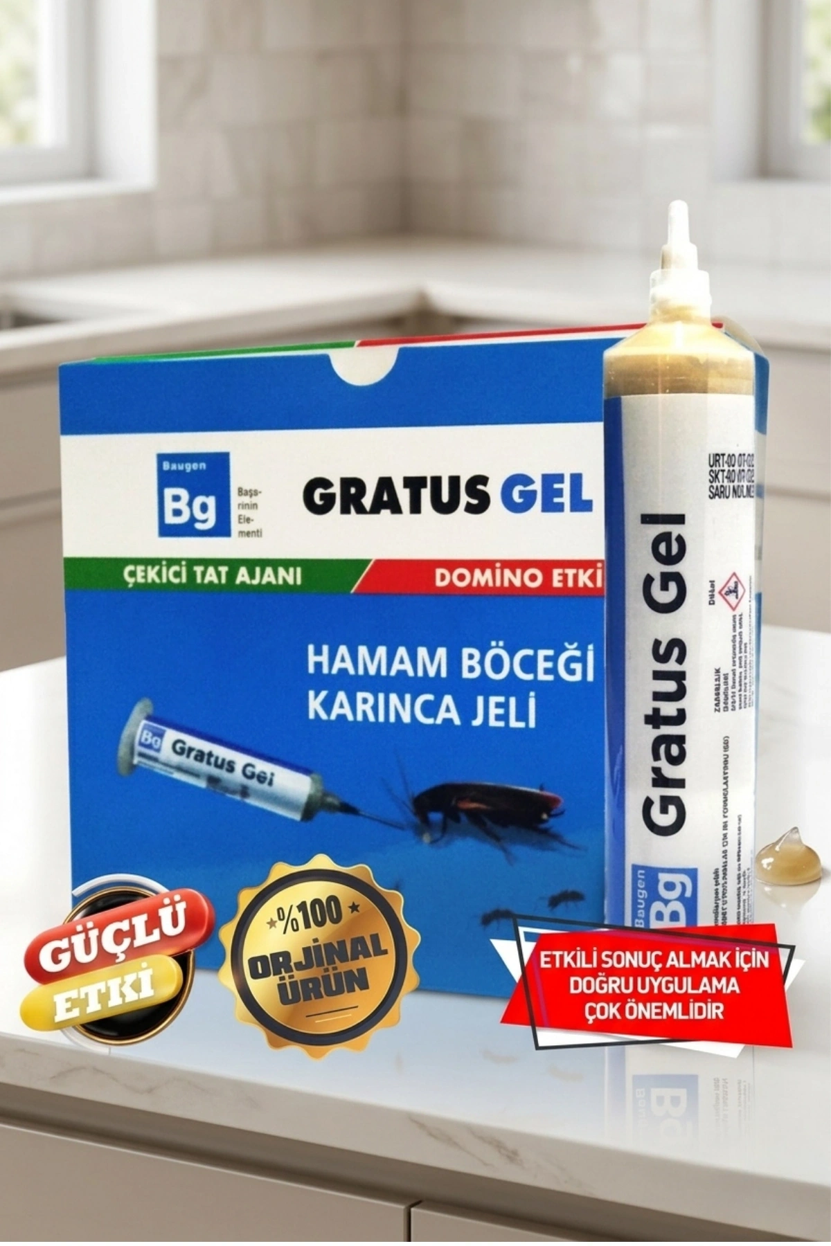 Baugen Gratus Hamamböceği Ve Karınca Jeli 35 gr