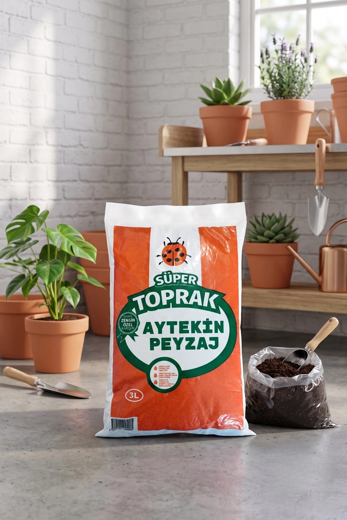 Aytekin Peyzaj Bitki Yetiştirme Toprağı-Torf 3 L
