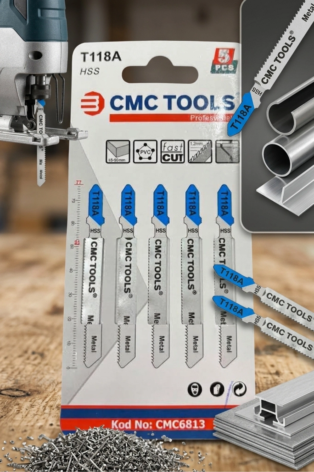 Cmc T118-A Metal Dekupaj Ağzı Cmc6813