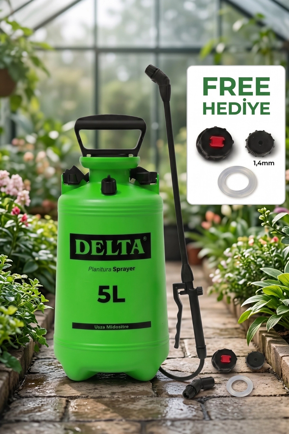 Delta Manuel Basınçlı İlaçlama Pompası 5 Lt