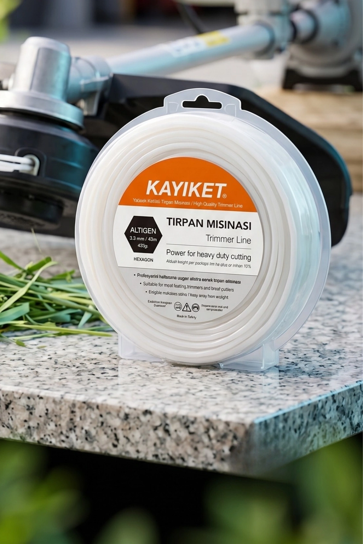 Kayıket Altı Köşe Tır-pan Motoru Misinası 3.3mm 43m