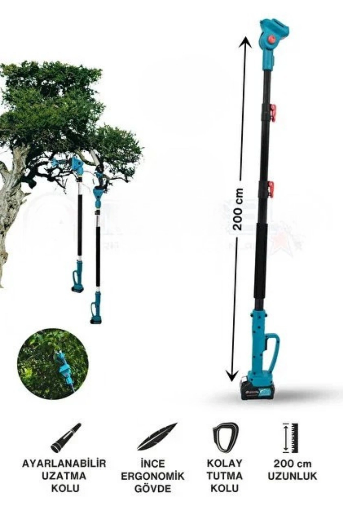 Mur-Cell Teleskobik Uzatma Kolu 2 m