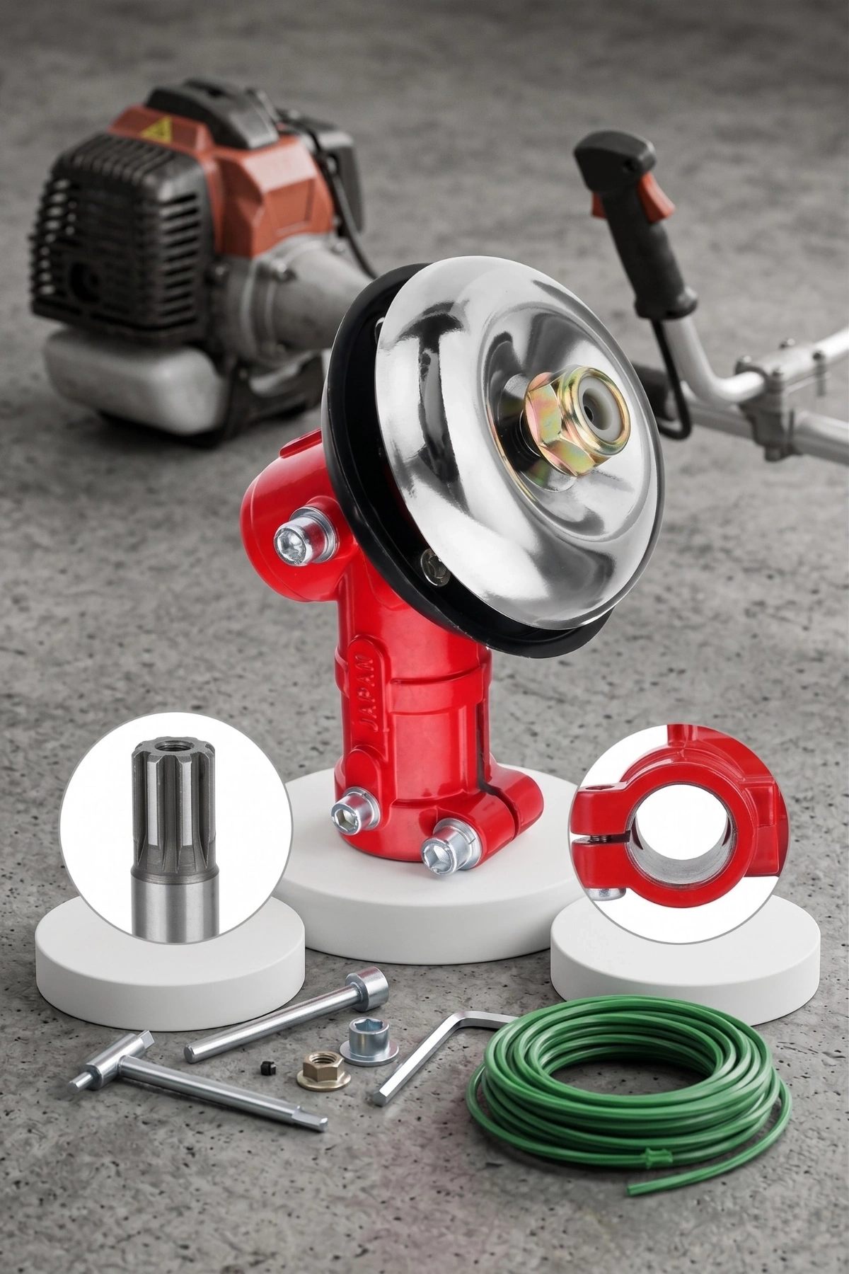 Rapco Motorlu Tırpan Redüktörü 7 Diş 26 mm