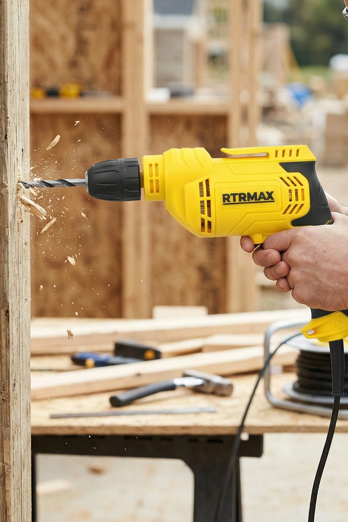 Rtrmax Rtm1520 Darbesiz Matkap 10mm 450W