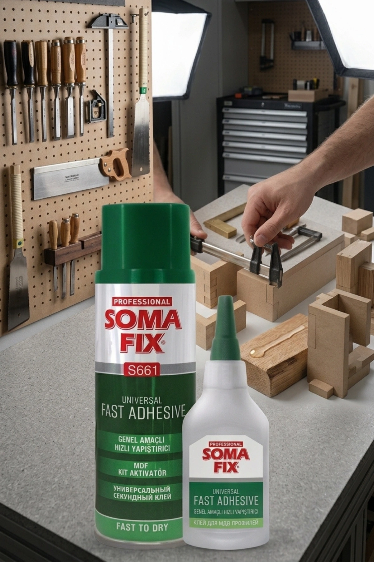 Somafix Mdf Yapıştırcı Seti 100 Ml+ 25 Gr