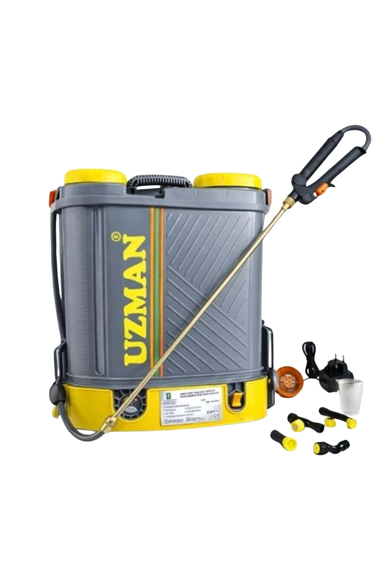 Uzman Sırt Tipi Akülü İlaç-lama Pom-pası 16 Lt 5.5 Kg