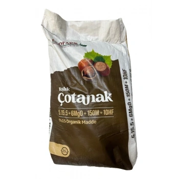 EKOFARM Çotanak NPK 5-15-5 Kışlık Verim Gübresi 25KG% - 15 Organik Madde, %15 Humik Asit 25 kg
