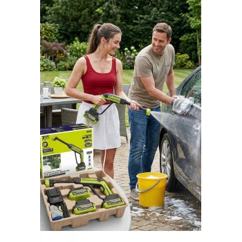 7GO 7CW02 Akülü Şarjlı Yüksek Basınçlı Araç ve Bahçe Yıkama Temizleme Tabancası